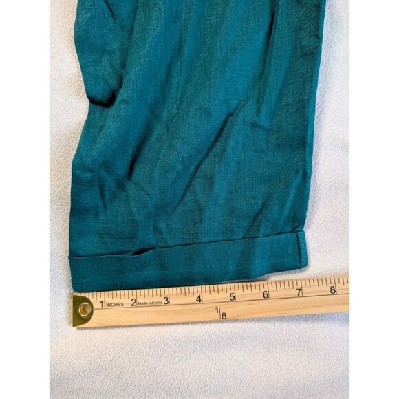 Universal Standard Womens Sayville Linen Drawstring Pants Aurora Blue 2X - Picture 8 of 9